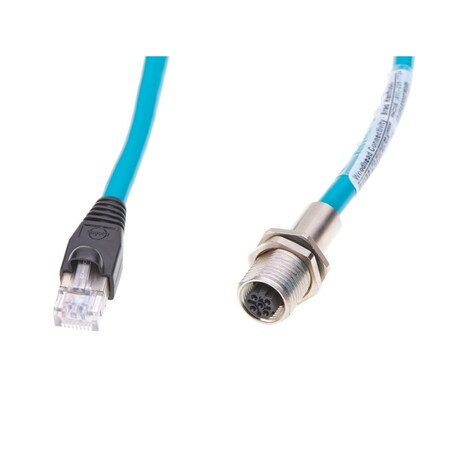 Woodhead Ethernet Cables / Networking Cables Ultra-Lock D-Code M12 To Rj45 0.5M 1300540020